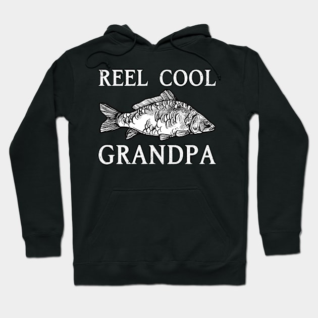 Fishing Grandpa Funny Dad Fathers Day Gift Fisherman Hoodie by maelotti22925